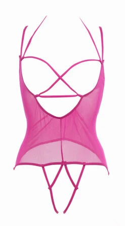 Ready For Anything Cupless And Crotchless Teddy -Lingerie Shop AL 4 6032 HP front
