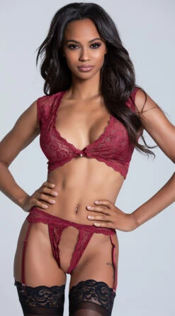 Edge Of Forever Lace Bra Set 12 Edge Of Forever Lace Bra Set -Lingerie Shop BA BLW3193 WINE 3 PS07162020