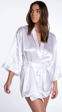 Me Time Satin Robe 16 Me Time Satin Robe -Lingerie Shop BA BLW3203 WHITE 4 YANDY PS07222021