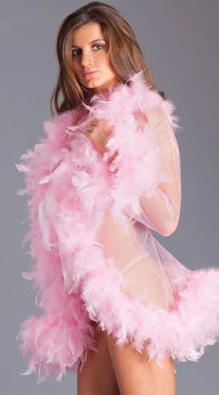 Be Wicked Birds Of A Feather Robe 18 Be Wicked Birds Of A Feather Robe -Lingerie Shop BW BW834S CP side web 2020AUG24933