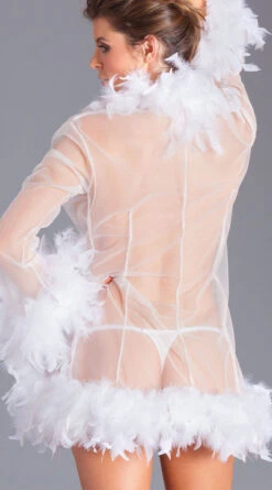 Be Wicked Birds Of A Feather Robe 16 Be Wicked Birds Of A Feather Robe -Lingerie Shop BW BW834S W back web 2020AUG24933