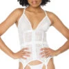 Coquette Caged Lace Bustier -Lingerie Shop CO 21106 fv 2021MAR29010
