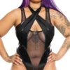Coquette Plus Size Undress Me Crotchless Teddy -Lingerie Shop CO 22204X F NEW2023