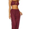 Dreamgirl Beauty Rest Lounge Set 2 Dreamgirl Beauty Rest Lounge Set -Lingerie Shop DG 12694 Burgundy F 2022OCTOBER50934