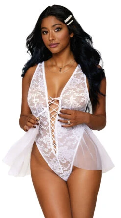 Dreamgirl Bridal Bliss Teddy Set