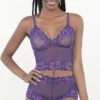 Flirty Lace Cami Set 2 Flirty Lace Cami Set -Lingerie Shop EC 72158 PURPLE PINK FS 2023MAY