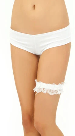 Leg Garters 20 Leg Garters -Lingerie Shop EM 3555 WHITE PS20130121