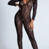 Long Sleeve Lace Bodystocking