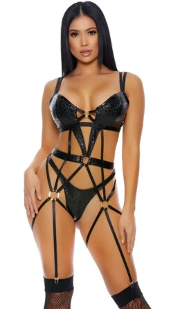 Forplay Sweet Spot Cheetah Bustier Set 6 Forplay Sweet Spot Cheetah Bustier Set -Lingerie Shop FP 770214 black alt3 lg 2020SEP23861