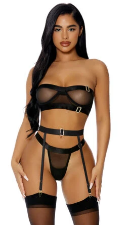 Lingerie Shop 13 Forplay Good As Gold Lingerie Set