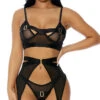 Forplay Kiss Of Gold Lingerie Set -Lingerie Shop FP 772106 black alt1 lg 2022JULY49835