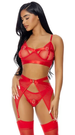 Forplay Kiss Of Gold Lingerie Set -Lingerie Shop FP 772106 red alt1 lg 2022JULY49835