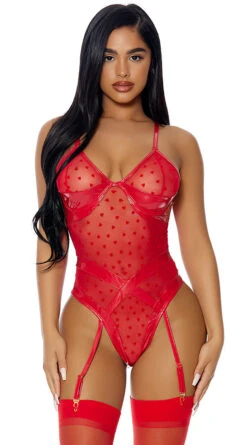 Forplay Work Of Heart Teddy 10 Forplay Work Of Heart Teddy -Lingerie Shop FP 772114 red alt3 lg 2022JULY49835