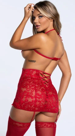 Tug Of Love Lingerie Set -Lingerie Shop GW BL2060 RED 9 YANDY PS11082021 Edit
