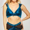 Saskia Satin Lace Bra Set -Lingerie Shop IL 8933 TEAL F 2020DEC28522