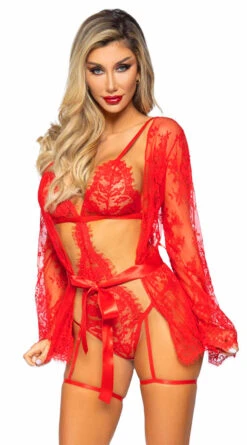 LEG AVENUE Power Play Teddy Set -Lingerie Shop LA 86123 001 003 2021DEC45048