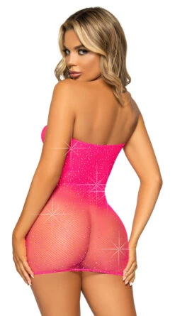 LEG AVENUE Crystalized Fishnet Convertible Tube Dress -Lingerie Shop LA 86797 002 029 2022APR47820
