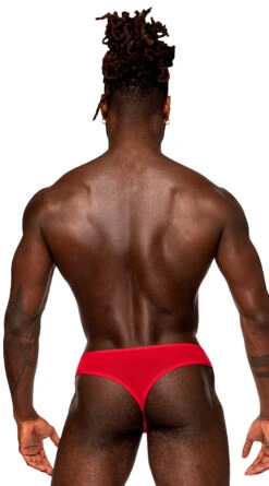 Men's Sassy Lace Open Thong -Lingerie Shop MO 409280 RE Back 2023APRIL