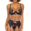 Frame Of Mind Bra Set -Lingerie Shop OL 41 11608 BK FRONT BA 2021NOV43332
