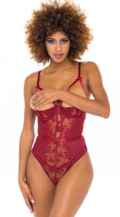 Back To My Lace Teddy 10 Back To My Lace Teddy -Lingerie Shop OL 50 11565 RBB FRONT BA 2021NOV43332