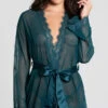 Yandy Eyelash Lace Robe Set