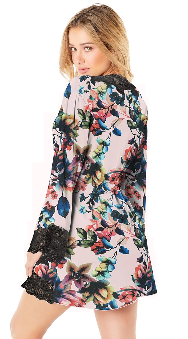 Reina Butterfly Sleeve Lace Robe 7 Reina Butterfly Sleeve Lace Robe - Image 5