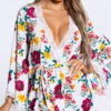 Reina Butterfly Sleeve Lace Robe