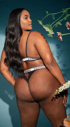 Playboy Plus Size Pleasure Seeker Bra Set -Lingerie Shop PB EY4181X BLACK 5 EDS YANDY PS06292021