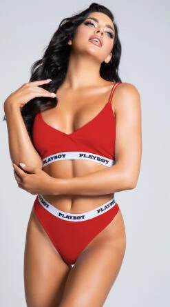 Playboy Lifestyle Bra Set 39 Playboy Lifestyle Bra Set -Lingerie Shop PB PBL2009 RED PS10162020 PROD 127 X111156