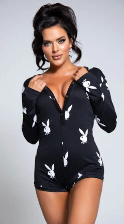 Playboy Lounge Club Romper 24 Playboy Lounge Club Romper -Lingerie Shop PB PBL2014 PS10162020 PROD 064