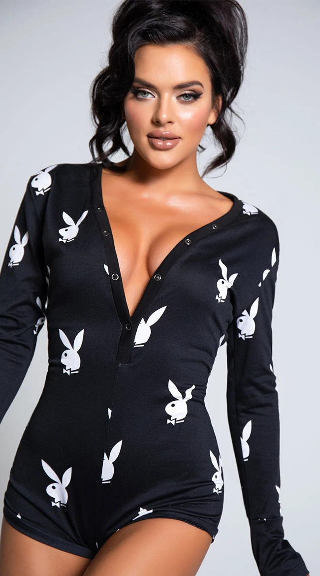 Playboy Lounge Club Romper 4 Playboy Lounge Club Romper - Image 2