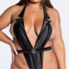 Playboy Plus Size Formal Affairs Satin Teddy 1 Playboy Plus Size Formal Affairs Satin Teddy -Lingerie Shop PB PBL5002X BLK 15 YANDY PS10282021