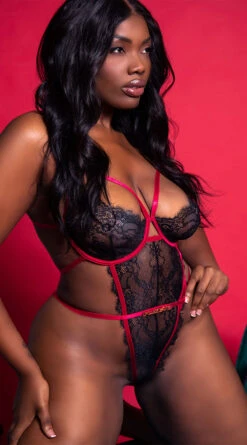 Playboy Plus Size Magical Moments Teddy 14 Playboy Plus Size Magical Moments Teddy -Lingerie Shop PB PBL5009X RED 1 EDS YANDY 2021PBHOLIDAY