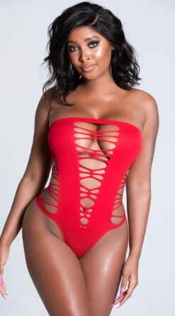 Lock Eyes Seamless Bodysuit 12 Lock Eyes Seamless Bodysuit -Lingerie Shop PL 25036 RED 3 PS01182021
