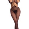 Let's Net Together Bodystocking 2 Let's Net Together Bodystocking -Lingerie Shop PL 27046 BLK 2020DEC26347