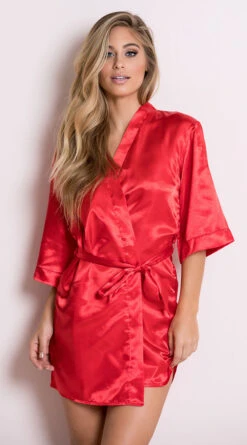 Midnight Satin Robe 31 Midnight Satin Robe -Lingerie Shop PO 260 RED 8 PS05142018