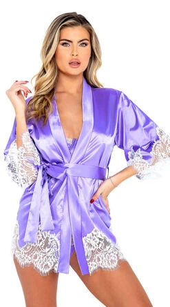 Roma Carolina Dream Satin Robe 19 Roma Carolina Dream Satin Robe -Lingerie Shop RM LI395 Lav 2022APRIL47919