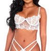 Roma Wedding Rosette Lace Bra Set -Lingerie Shop RM LI525 2022APRIL47919