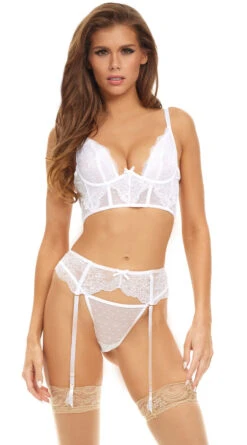 Rene Rofe Feminine Classic Bra Set 10 Rene Rofe Feminine Classic Bra Set -Lingerie Shop RR 338798 WHT FRONT 2023MAY
