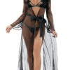 Feminine Mystique Long Robe 1 Feminine Mystique Long Robe -Lingerie Shop SA BL8009FL Feminine Mistique Ft 2018October