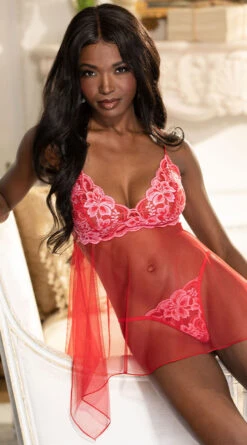 Sheer Temptations Babydoll Set