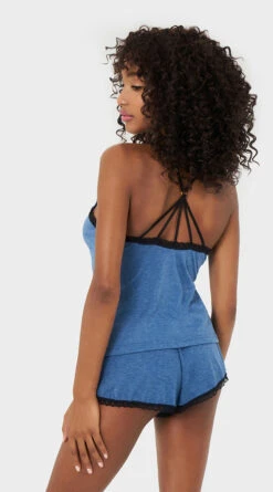 Heather Lace Cami Set -Lingerie Shop ST 10608 NAVY 03 YANDY PS03312022
