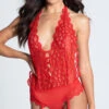 Intricate Galloon Lace Teddy -Lingerie Shop ST 10745P RED PS10152019 5 Edit