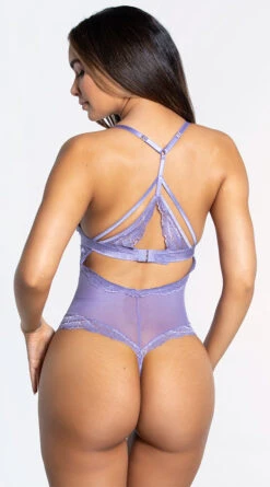 Come Hither Mesh Teddy -Lingerie Shop ST 11063 PURP 10 YANDY PS12072021