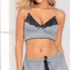 Grey Area PJ Short Set 1 Grey Area PJ Short Set -Lingerie Shop ST 11129 GREY F 2020APR19375