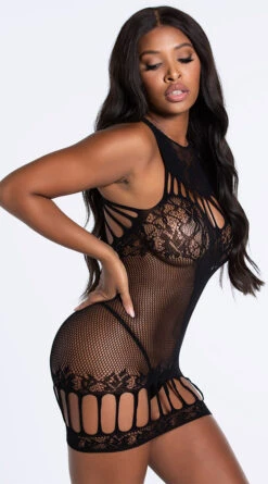 Racerback Mini Dress -Lingerie Shop XG LC 61 BLK 5 YANDY PS10202021