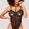 Yandy Just A Peek Teddy 1 Yandy Just A Peek Teddy -Lingerie Shop YO 52 11808 TEDDY BLACK 4790