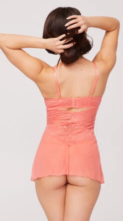 Yandy Sweet As Can Peach Babydoll Set 9 Yandy Sweet As Can Peach Babydoll Set -Lingerie Shop YO 74 11659 PEACH 1045 Yandy PS05032022