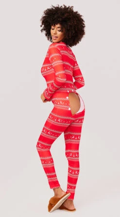 Yandy For Real Doe Onesie 27 Yandy For Real Doe Onesie -Lingerie Shop YR E7204 REINDEER HOLIDAY ONESIE RED 2293