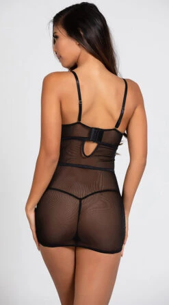 Yandy Bright Like A Diamond Chemise Set -Lingerie Shop YSM PL YA0520 BLACK 8 PS01242019